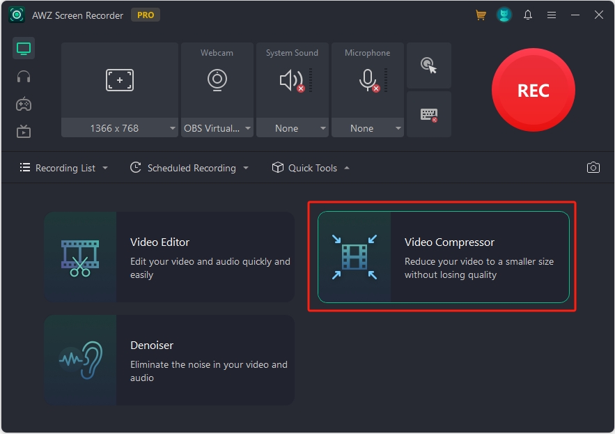 Compress media file
