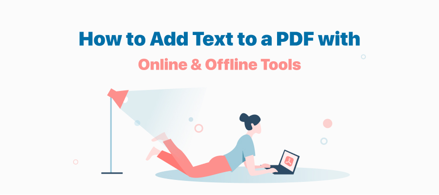 how to add text to pdf