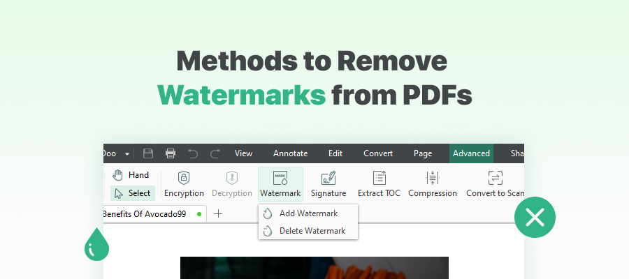  [Workable] Best 8 Methods to Remove Watermark from PDF in 2023