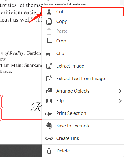 how to delete signature in pdf