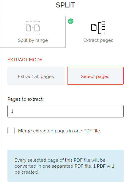 Split PDF Online - Extract Pages from PDF