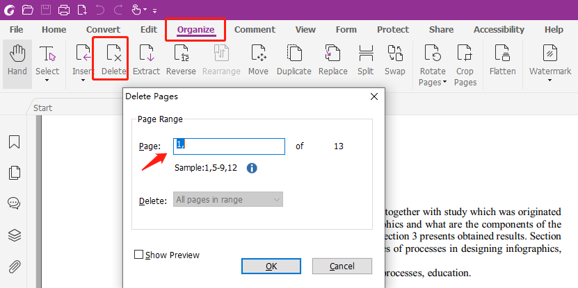 how to remove page from pdf foxit