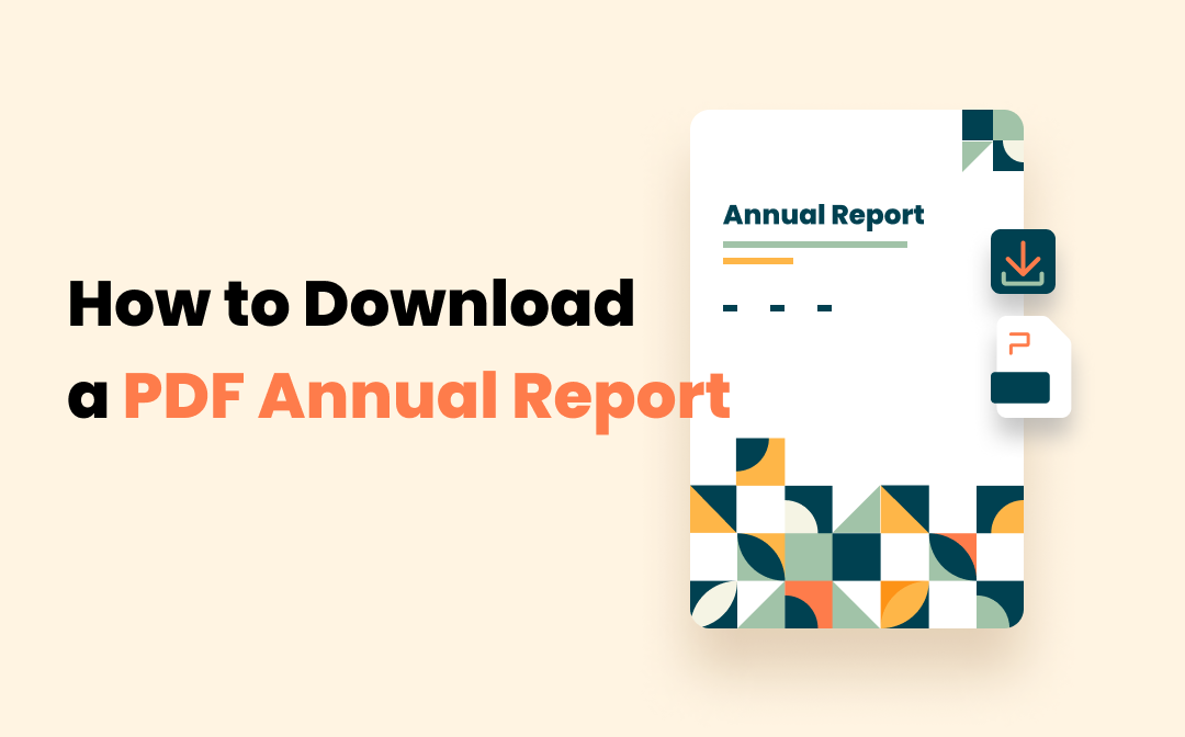 How to Download a PDF Annual Report