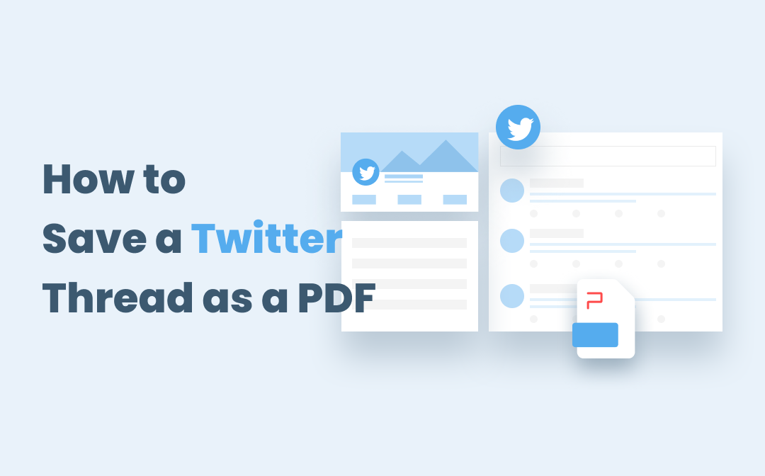 How to Save a Twitter Thread as a PDF