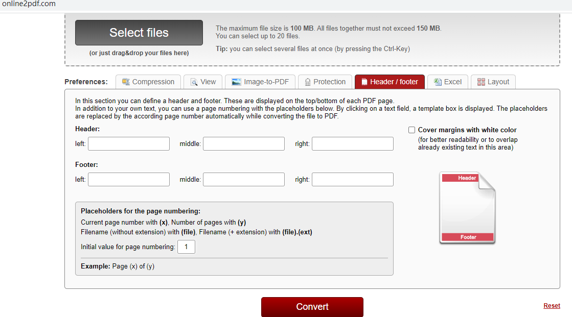 online2pdf-add-headers-footers-online