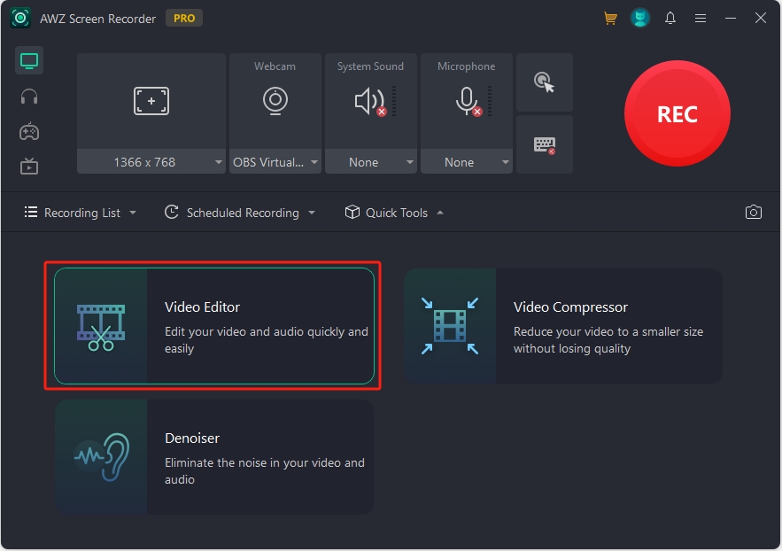 Edit media file