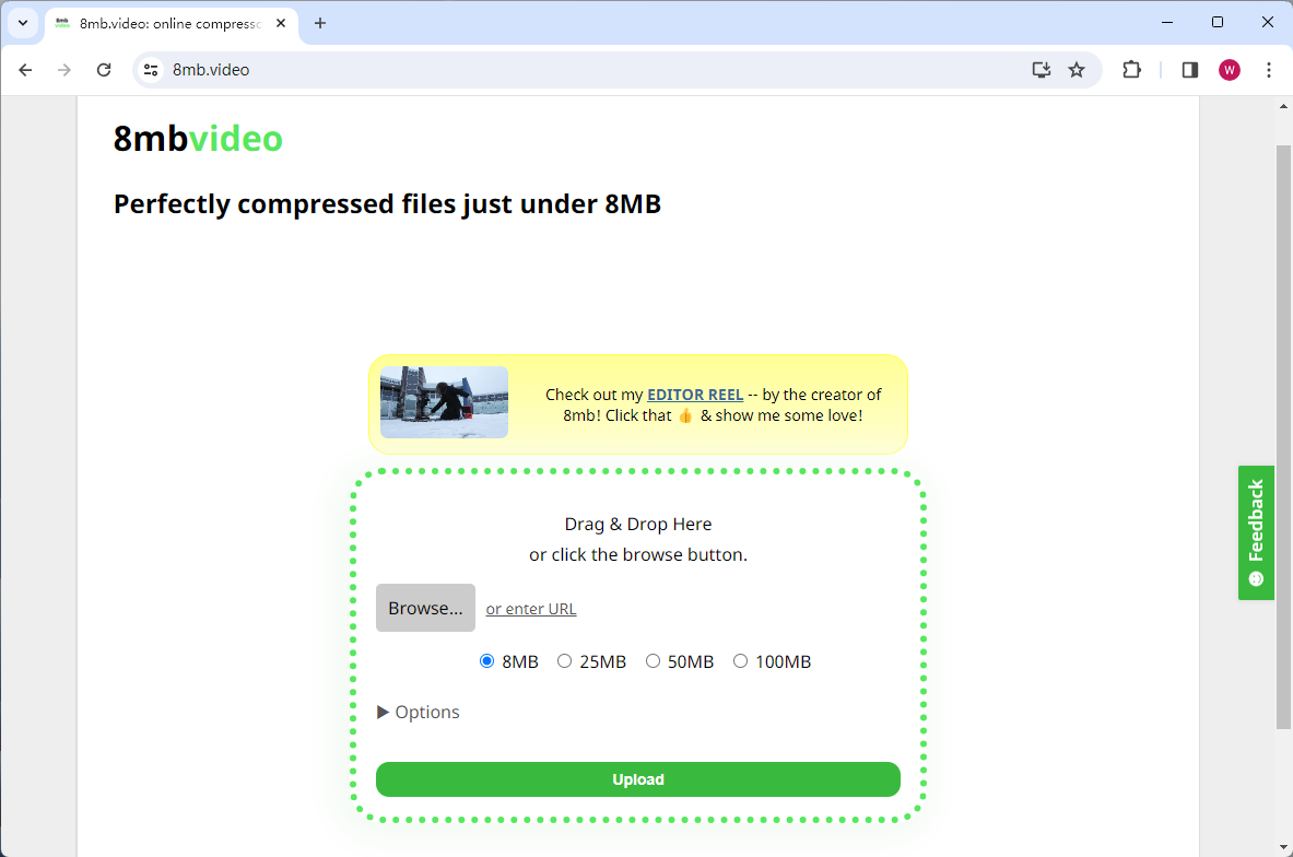 8mb.video Online Compressor Free