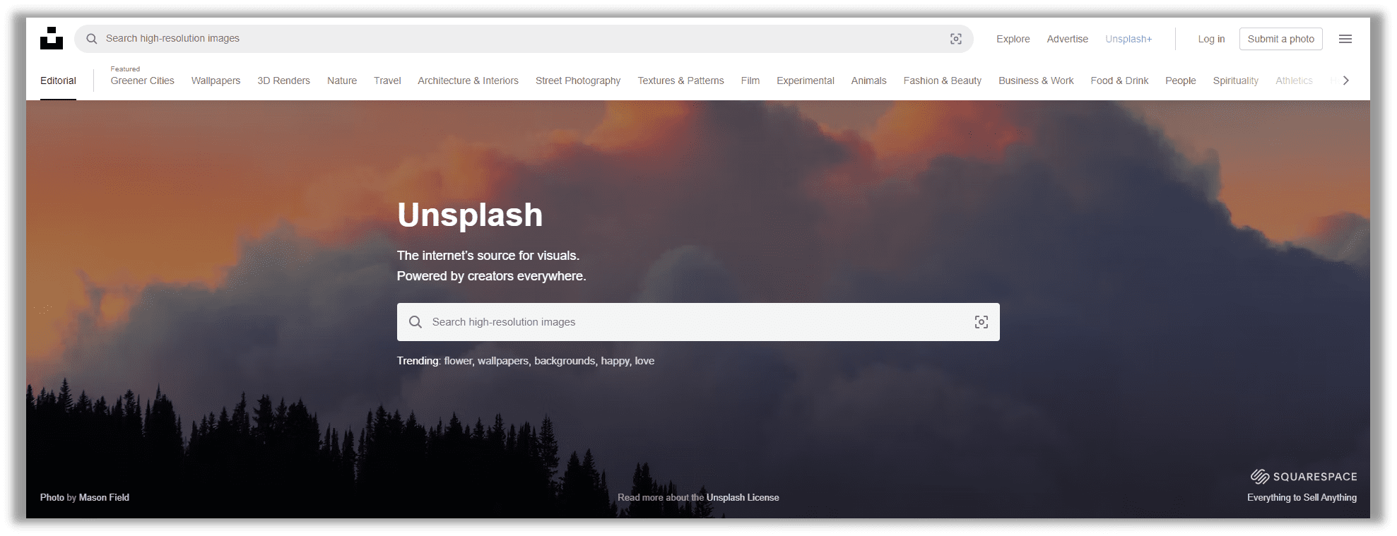 Unsplash - best wallpaper download site