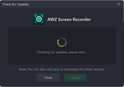 Update AWZ Screen Recorder