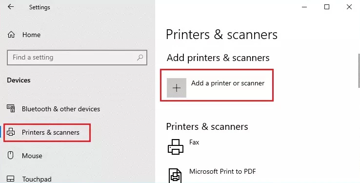 Access Printer & Scanner on Windows