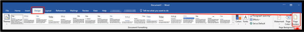 add border to PDF in Microsoft Word 1