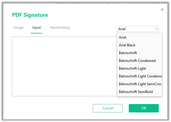 How to add a new electronic signature to PDF