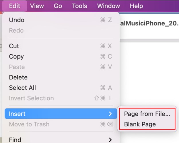 Add Pages with Preview