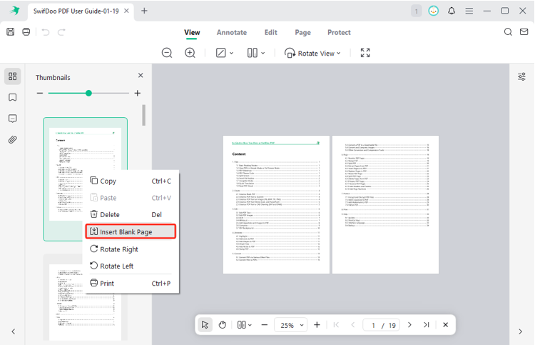 How to Add Pages to a PDF on Mac Using SwifDoo PDF Mac 3