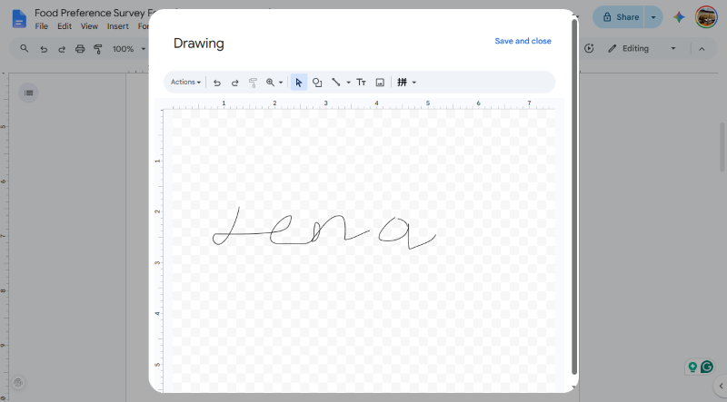 Draw Signature