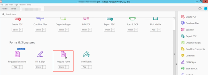 Add a Table to a PDF by Adding Text Fields 1