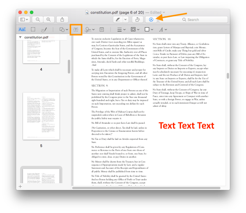 Preview Text Tool