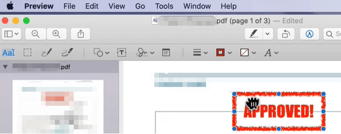 Add a Watermark to a PDF in Preview 5