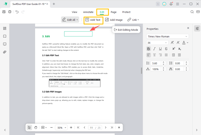 Add a Watermark to a PDF on a Mac with SwifDoo PDF 1