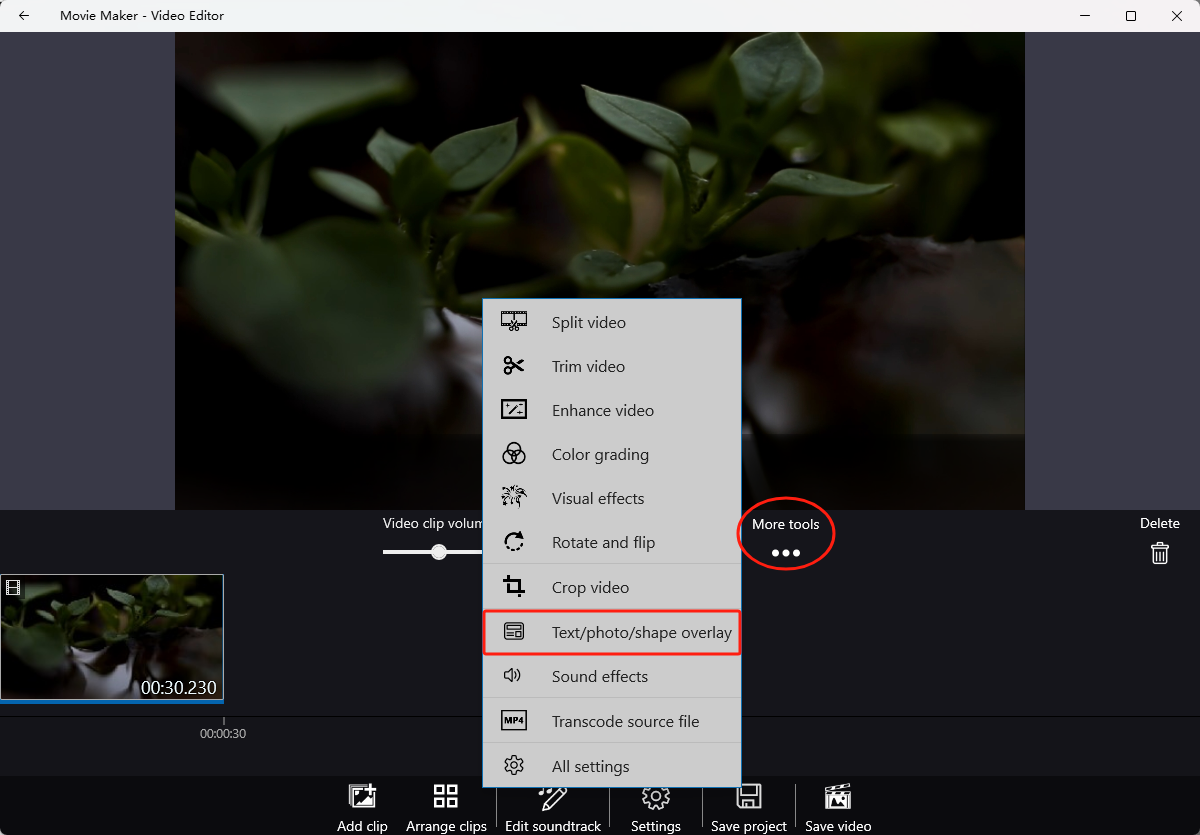 Add Watermarks to Video on Windows