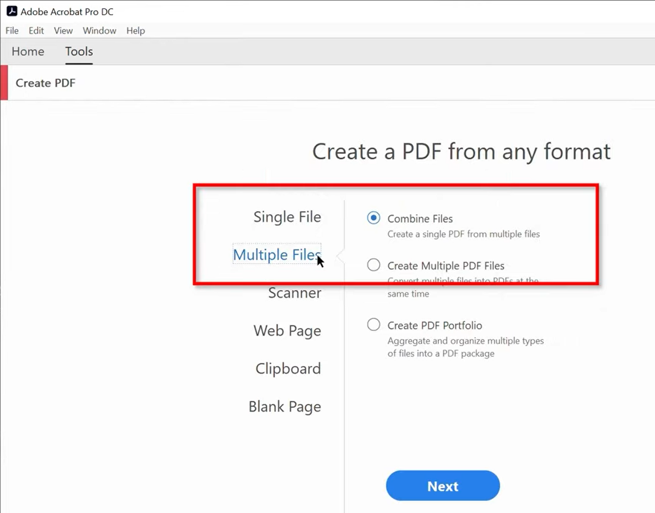 Adobe Acrobat Helps Merge PPTs Into PDF