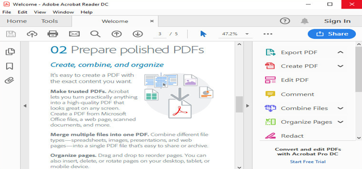 Adobe Acrobat Reader Best PDF Reader for Windows 11