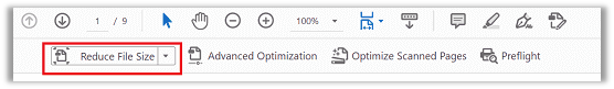 How to reduce the file size in Adobe Acrobat