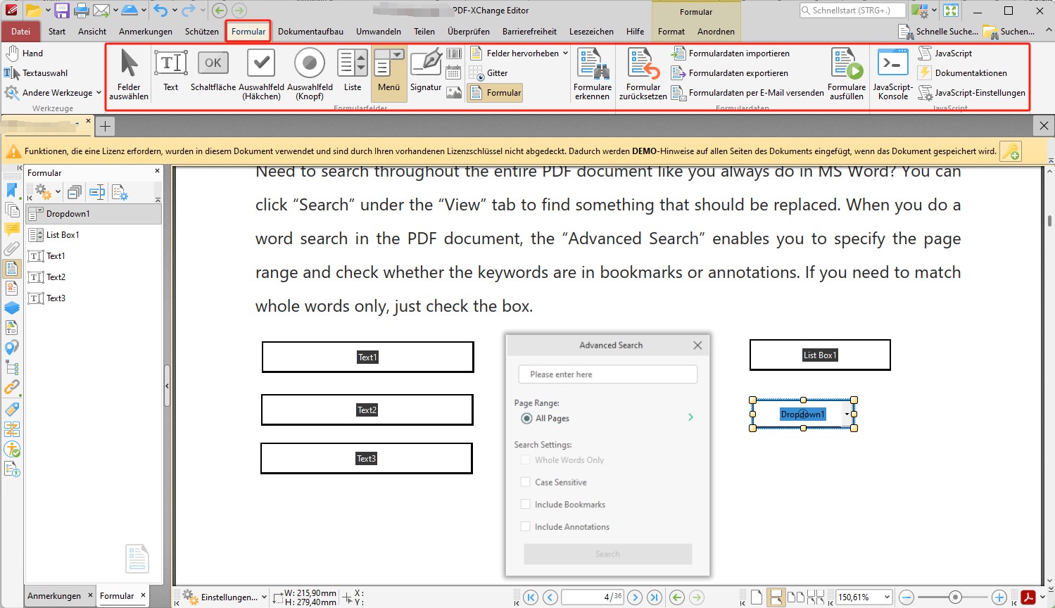 PDF Xchange Editor