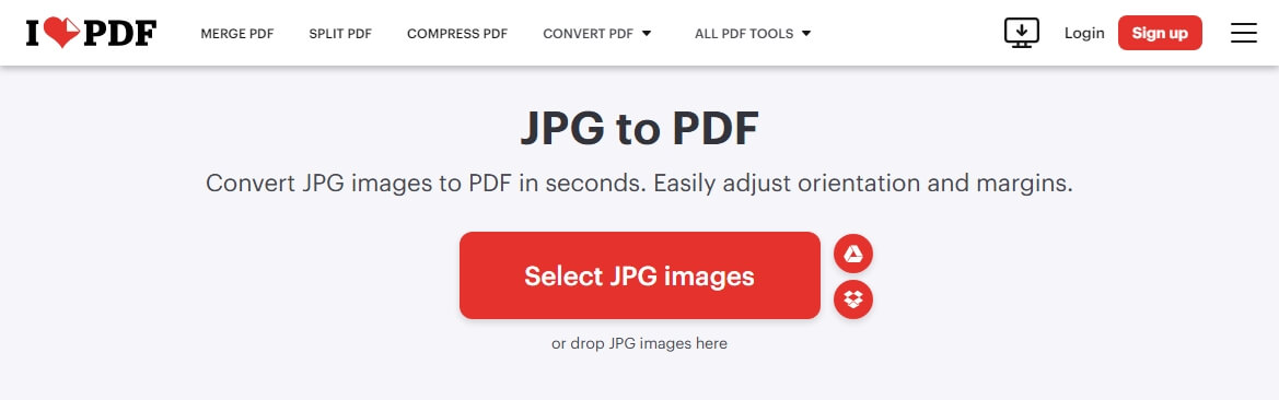 Select JPG images