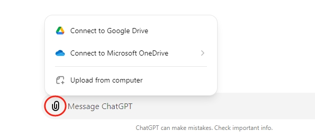 Upload PDF to ChatGPT