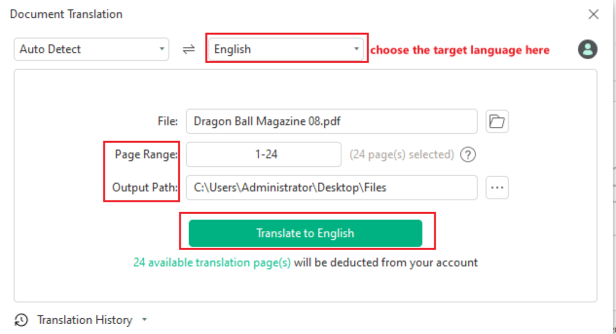 Select the needed language and personalize other settings in SwifDoo PDF