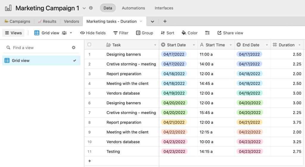 Airtable: A Spreadsheet Database Hybrid