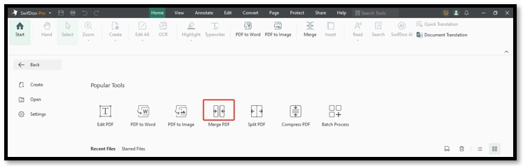 Use alternative to Foxit to merge PDF files