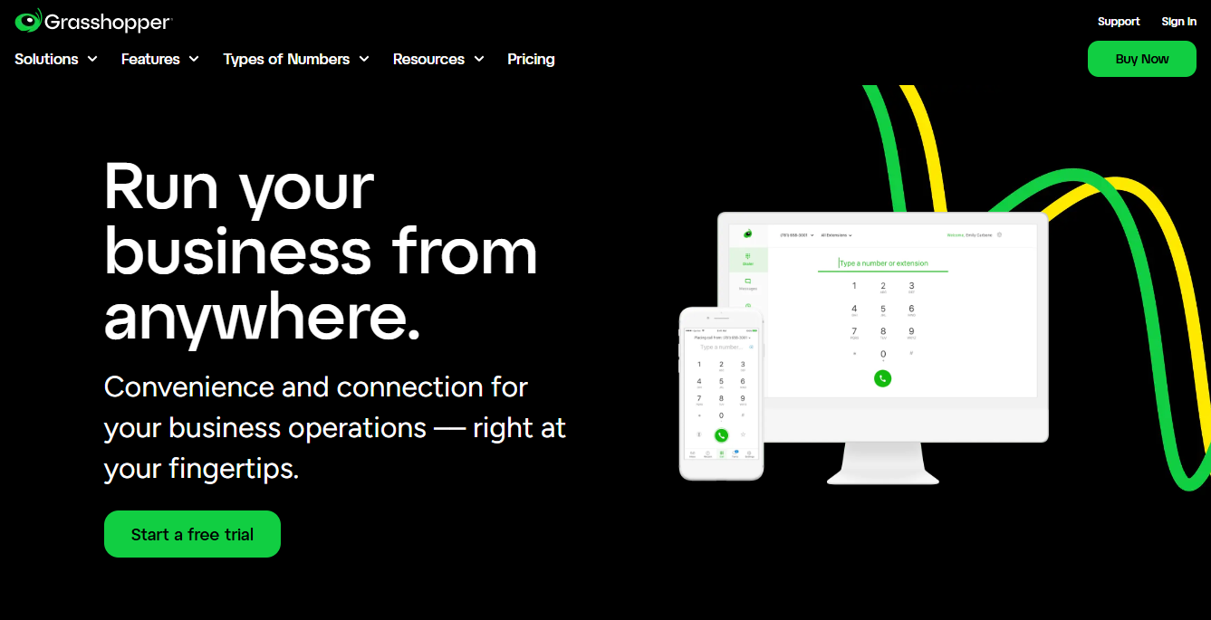 Web interface of Grasshopper