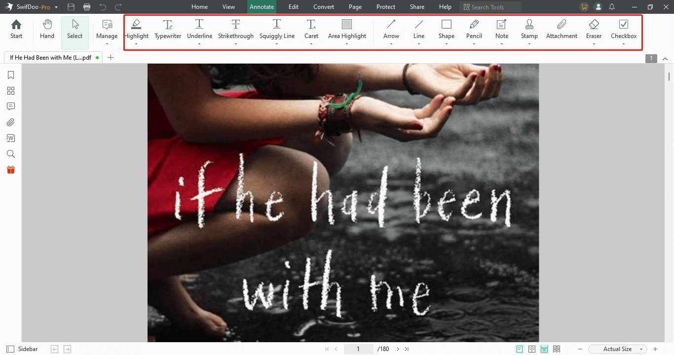 Annotate If He Had Been With Me PDF