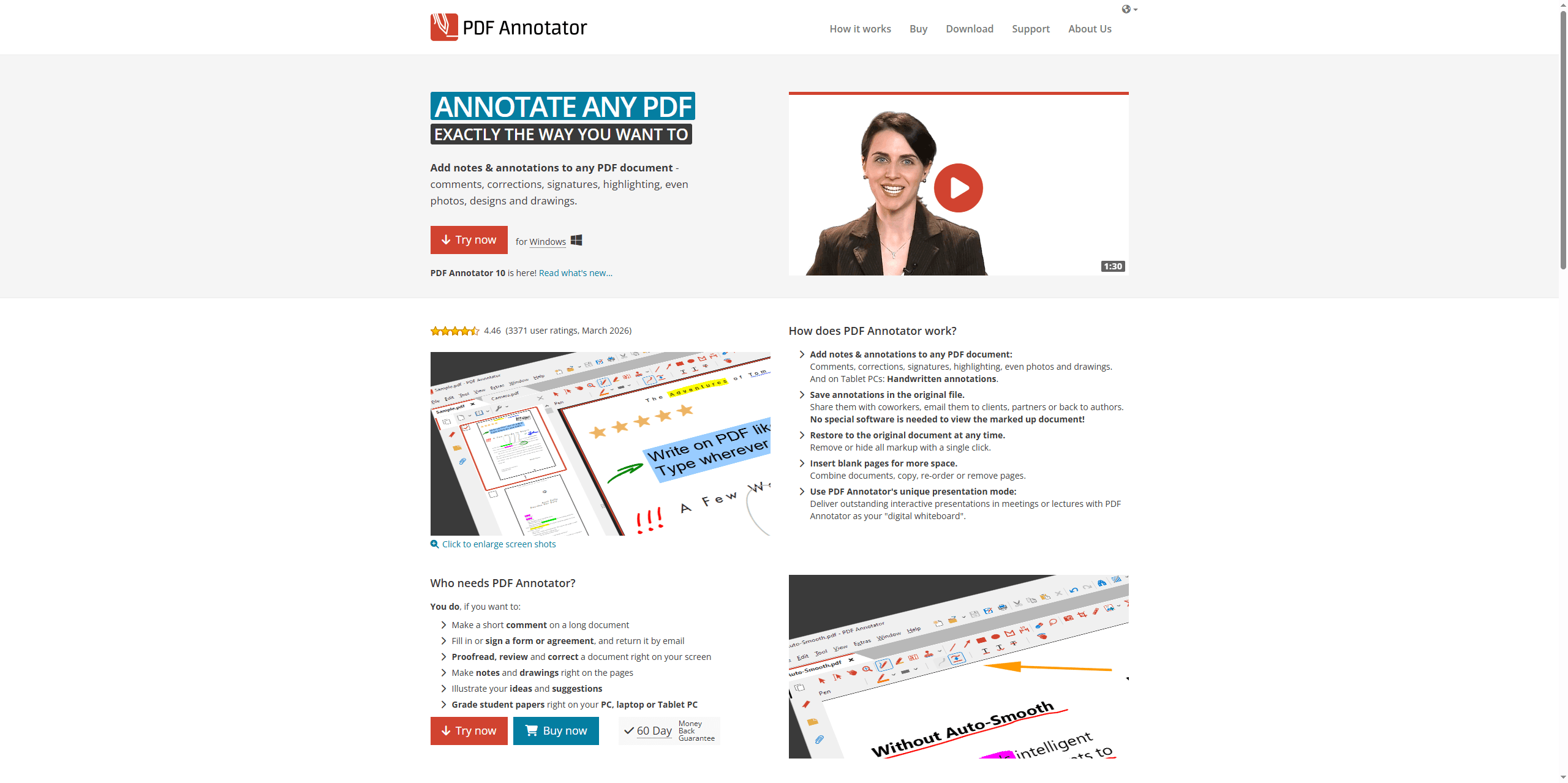 PDF Annotator interface
