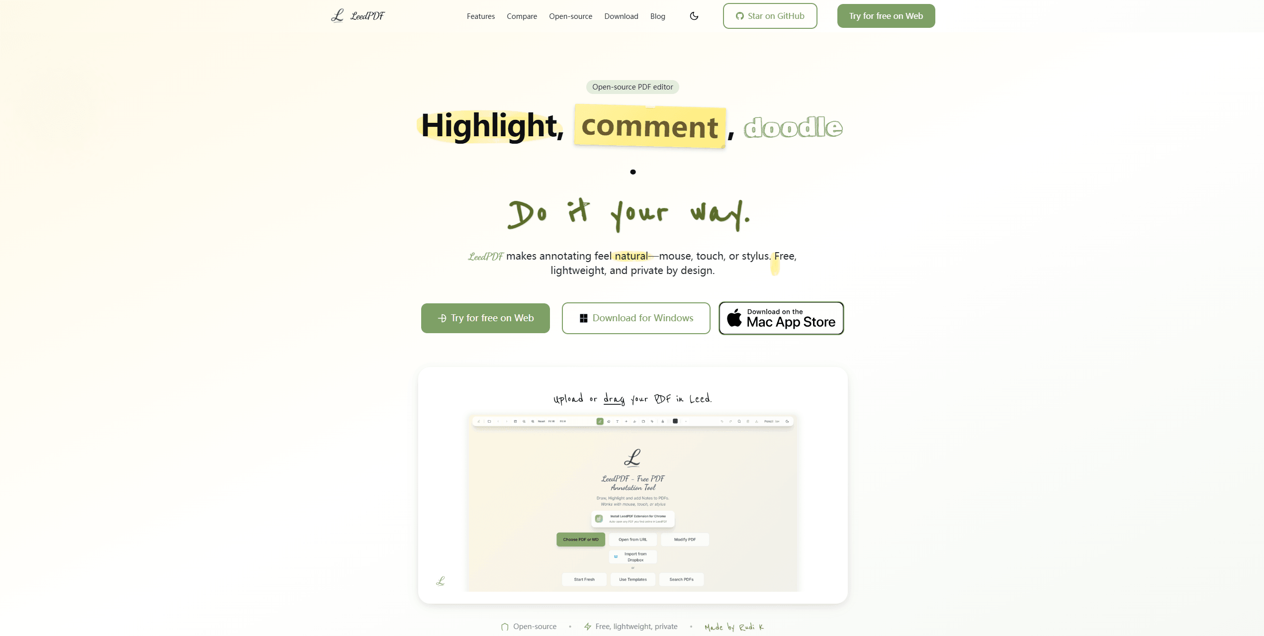 LeedPDF open source tool