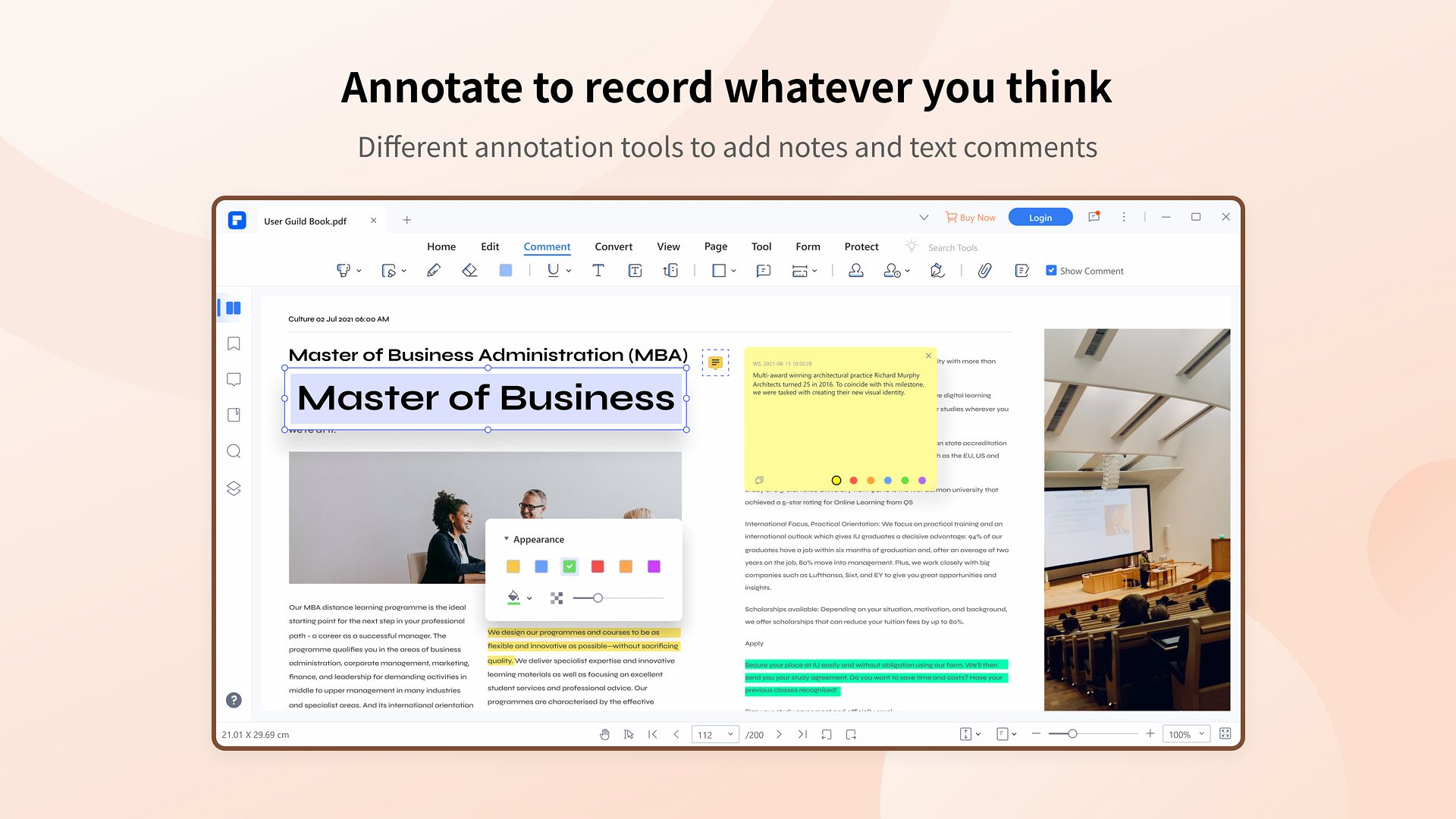 Annotate PDFs with Wondershare PDFelement