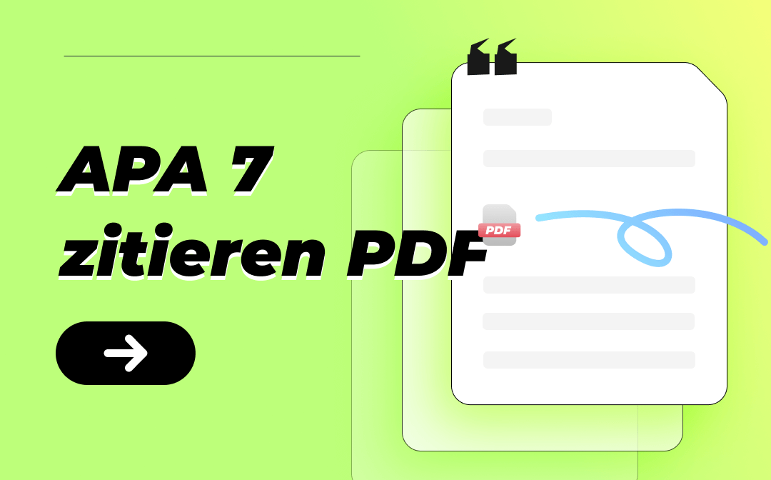 Ein PDF zietieren nach APA 7