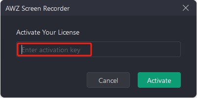 How to activate your AWZ Screen Recorder account