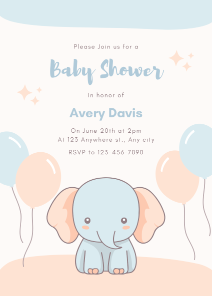 Shower Invitation Card