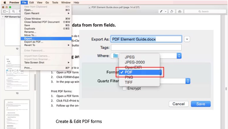 Batch Convert JPG to PDF with Preview