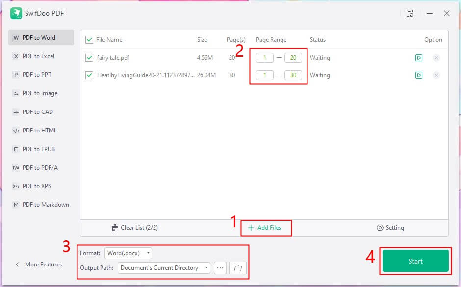 Batch Convert PDF To Word With Without Adobe Acrobat 3 Ways How To Save 