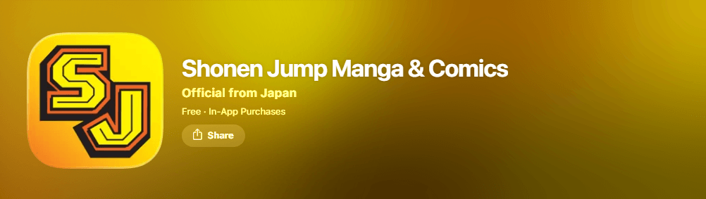 Shonen Jump app