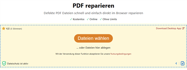 PDF online reparieren