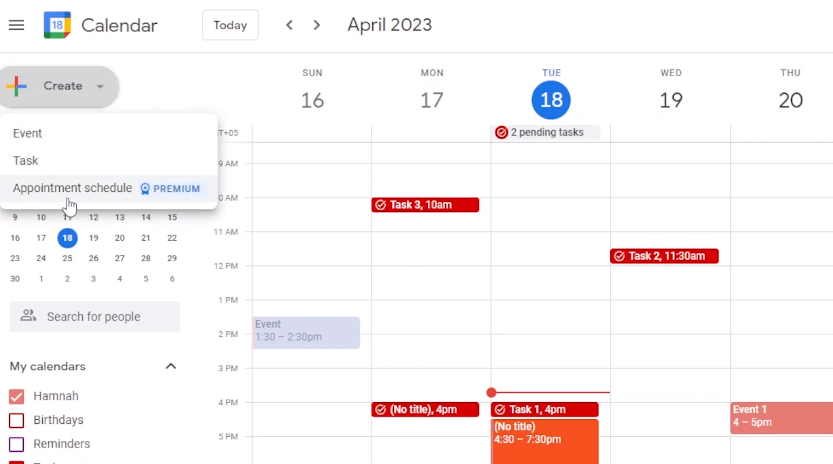 Best digital planner Google Calendar