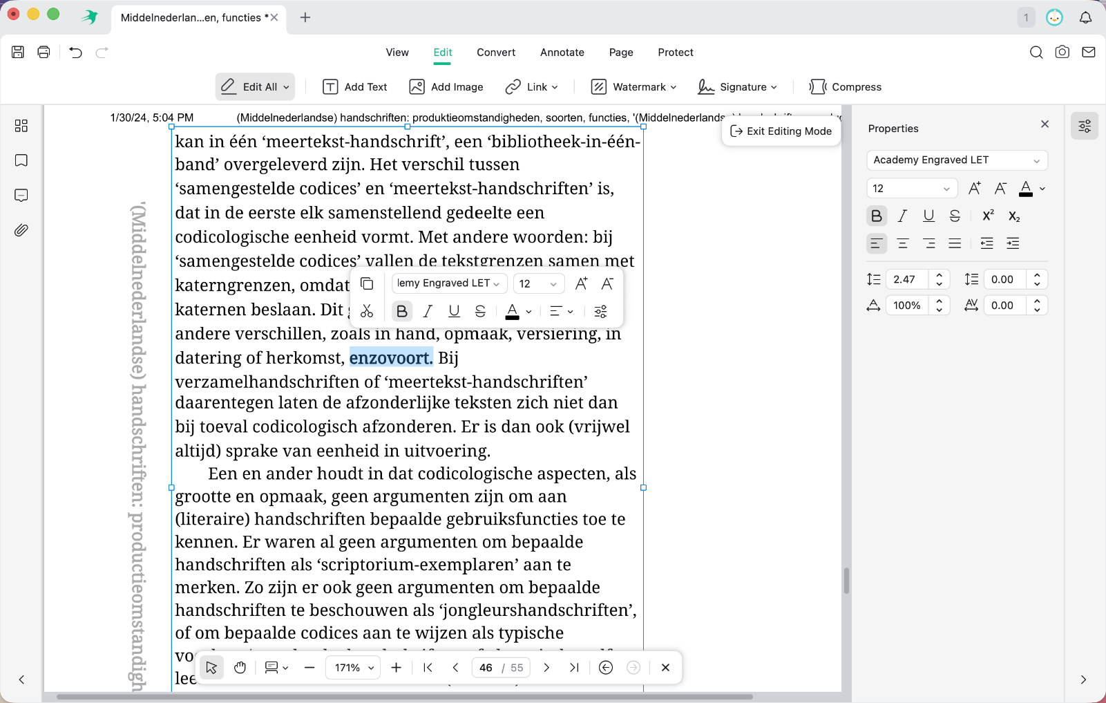 The main interface of SwifDoo PDF