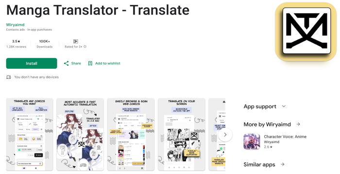 Manga Translator - Translate best manga translator