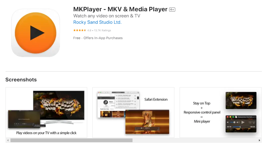 best MKV player MKPlayer