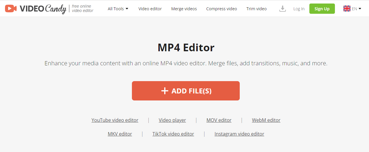 best MP4 editor Video Candy